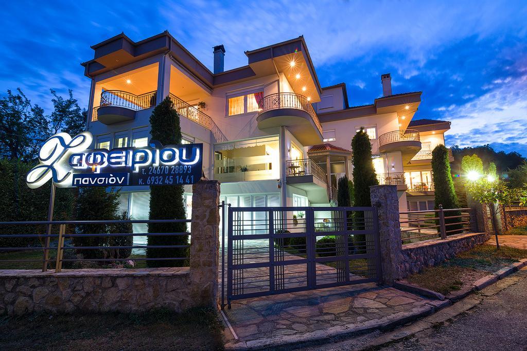 Pansion Zafeiriou Otel Kesriye Dış mekan fotoğraf